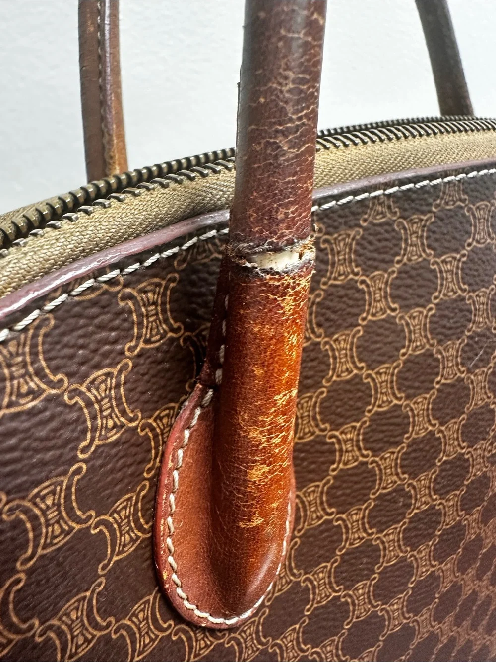 Vintage Celine Macadam handbag